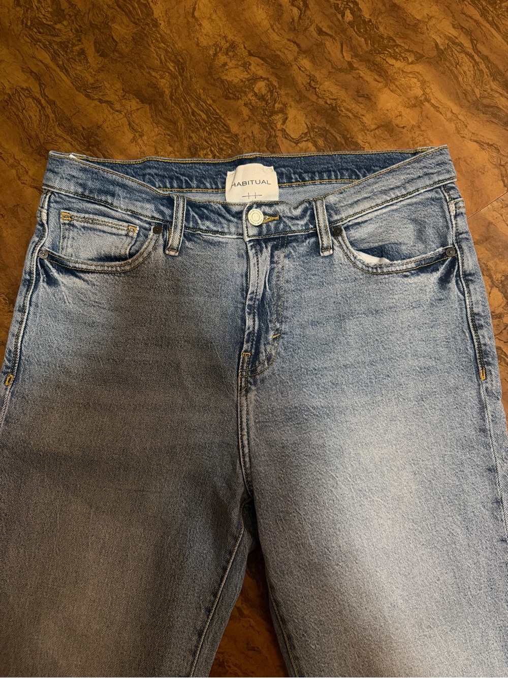 Habitual Light Blue High-Rise Straight Leg Jeans Size 10/30 - Picture 2 of 9